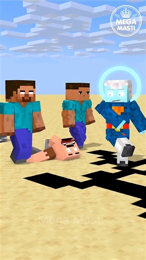 Herobrine + Bodybuilder😱Notch END GAME⚡|credit by@oreETV|#minecraft #shorts
