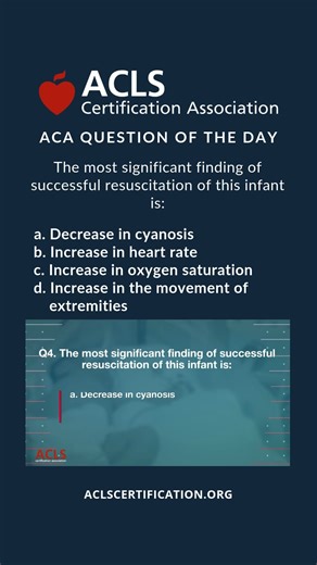 ACA Question of the Day | Neonatal Resuscitation Megacode 1 Challenge #4 #megacode #acls #shorts