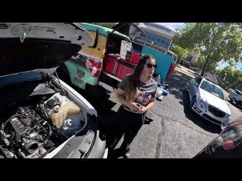 Saving a brand new dodge charger from overheating on the hwy!