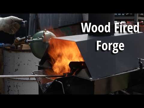 Forging a Fire Rake in the Whitlox Wood Fired Forge