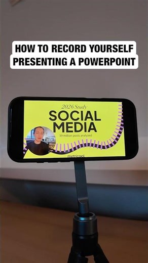 How to record yourself presenting a PowerPoint on iPhone