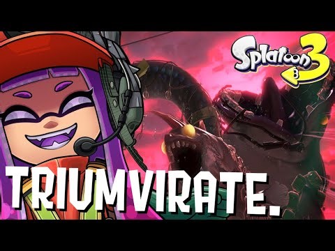 Salmon Run 999 OR BUST!! splatoon raiders training...? TRIUMVIRATE!! | Splatoon 3