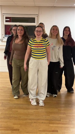 Dear Evan Hansen cast dancing to Babydoll — rehearsal break clip