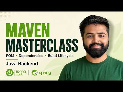 Master Apache Maven in one video | POM, Dependencies & Lifecycle | Spring Boot Full Course #3