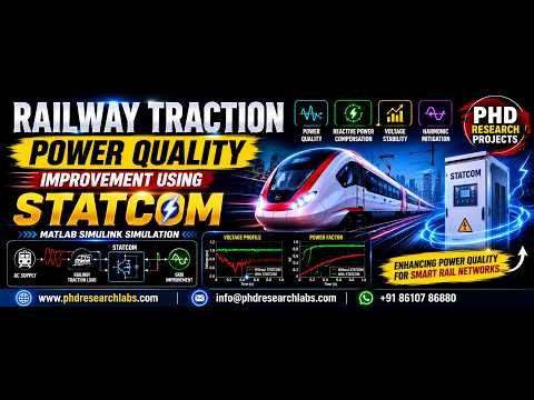 Railway Traction Power Quality Improvement Using STATCOM – MATLAB Simulink Simulation