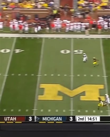 Utah Utes Fans on Instagram: "Kaelin Clay’s punt return touchdown vs Michigan in 2014🔥"