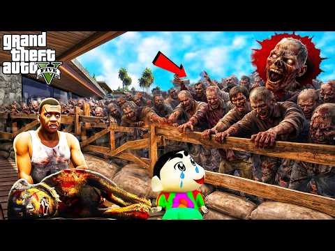 Franklin & Shinchan Survive the Zombie Apocalypse | GTA 5