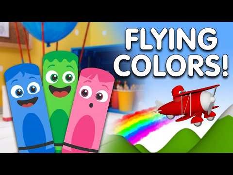 Color Crew Magic | Learn Colors with Airplanes, Games & Drawing | Toddler Learning Video | BabyFirst