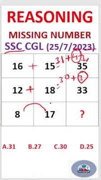 99% FAIL😱 Missing Number Trick for SSC, RRB & Infosys #shorts #ssc #shortvideo #rrbntpc #shortsfeed
