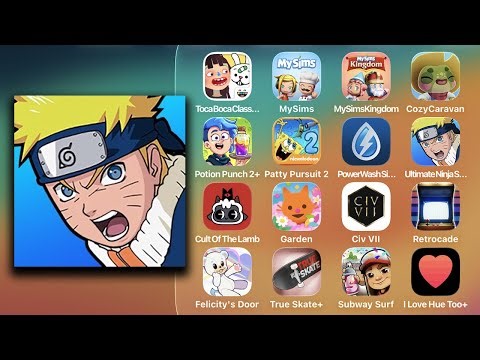 NARUTO: Ultimate Nunja STORM+ - iOS/iPadOS Walkthrough, Gameplay - Apple Arcade Game Review