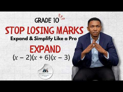 Master Algebraic Expansion Tricks in Minutes | Expanding and Simplifying Expressions Grade 10