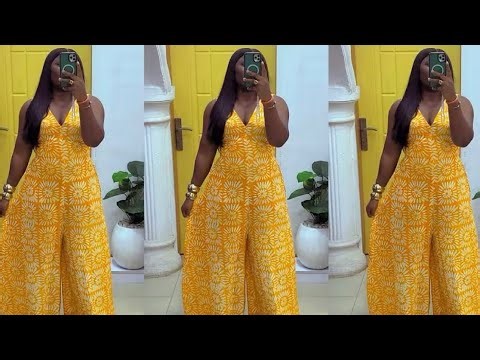 How To Cut & Sew a Palazzo Jumpsuit (No Waist joining) | Beginner Friendly Tutorial #jumpsuit