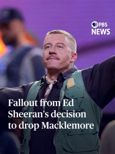 The debate over the war in Gaza continues to reverberate throughout politics and pop culture. This week, it erupted once again, leading to tough criticism of two musical artists and blowing up plans for a concert tour. Anger erupted after the rapper Macklemore was kicked off musician Ed Sheeran's stadium tour. Sheeran, one of the most streamed artists in the world, said Macklemore had to be dropped as an opening act because venue owners objected to Macklemore's recent pro-Palestinian comments on