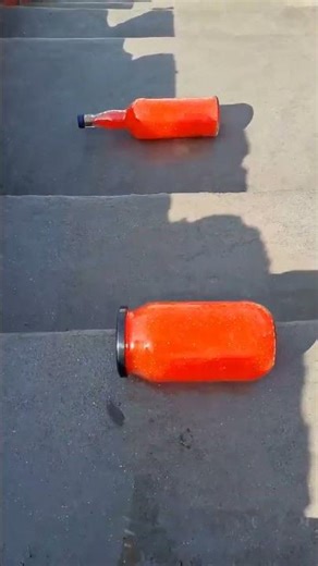 Staircase Bottle Explosion Decompression Moment - Watch the Boom
