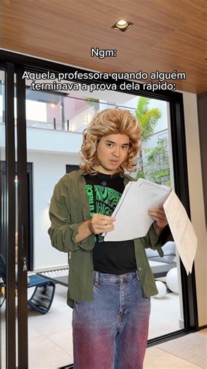 That teacher when you finish the test too quickly 😹 LOL