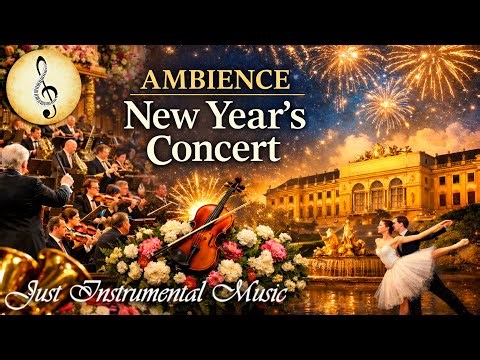 New Year's Concert Ambience 💃 Classical Music, Waltzes & Marches 🎻 Festive Orchestral Mix 2026