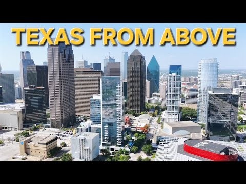 Dallas, Texas from above, | A Cinematic Drone History Documentary [4K]