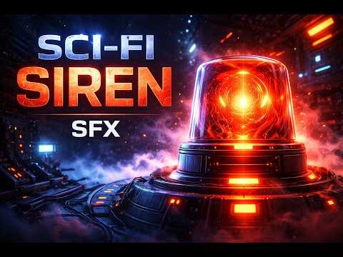 Sci-Fi Siren Alarm Sound Effect | Rising Warning Sound