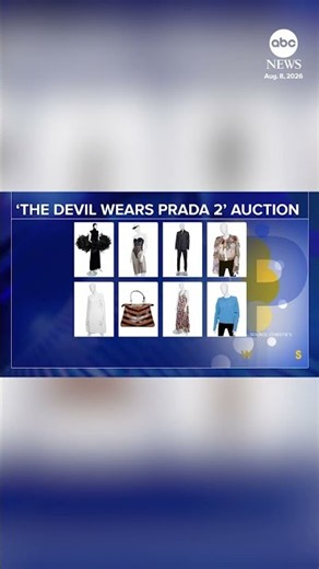 'The Devil Wears Prada 2' costumes up for auction