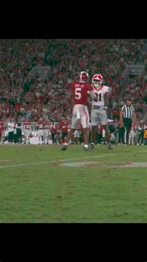 #Alabama Dijon Lee GAME LOSING Penalty vs. #Georgia ~ #cfb #shorts