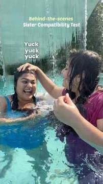 I almost died doing this challenge! Sister Compatibility Test funny bloopers #vaishnavithakur