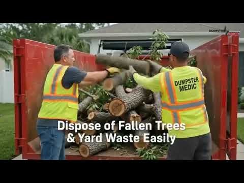Storm Debris Removal Made Easier With a Roll-Off Dumpster