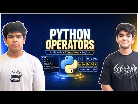 Python Operators Explained for Beginners | Arithmetic, Comparison, Logical