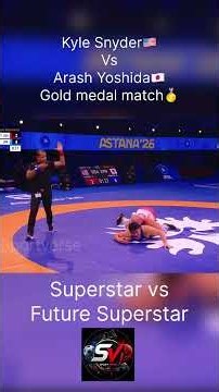 World wrestling championship Astana 2026 gold medal match Snyder vs Yoshida hightlights
