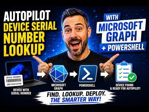 Find Any Autopilot Device by Serial Number in 30 Seconds — PowerShell + Graph API