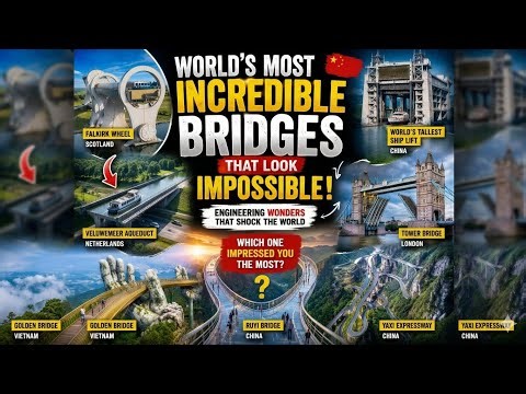 The World’s Most Incredible Bridges That Look Impossible || Bridges Built with Brilliant Engineering