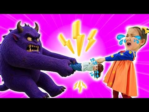 Help! The Doll Was Taken by Alien | The Alien Has the Doll | Hokie Pokie Kids Songs