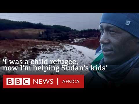 ‘I walked the length of Britain to help Sudan's schoolkids' - BBC Africa