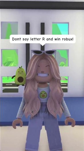 Dont Say LETTER R And WIN ROBUX...💰💰