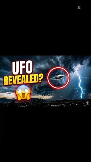 Lightning Reveals a Massive UFO Hidden in Clouds 😳 | Real or Fake?