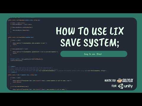 Unity Save System Tutorial (Easy JSON Save & Load)
