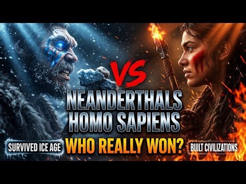 Neanderthals VS Humans: Who REALLY Won?#prehistoric #movie