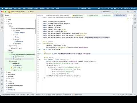 karate testing in springboot 4