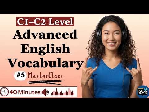 C1–C2 Advanced English Speaking Masterclass Part-5✨| Shadowing Practice to Sound Fluent & Confident