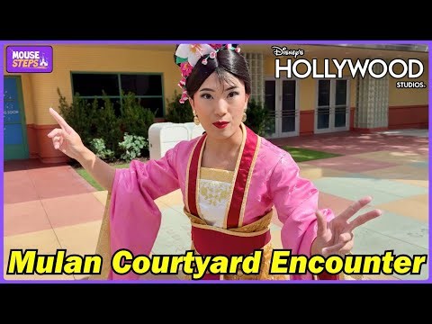 Mulan at Walt Disney Studios Animation Courtyard, Disney’s Hollywood Studios - Summer 2026