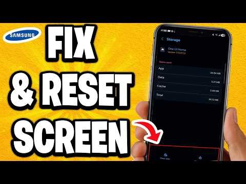 How Fix & Reset Home Screen Layout On Samsung if Not Working (Best Tutorial)