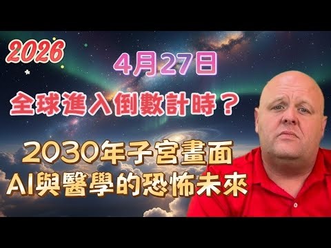 2026 布蘭登4月27日最新預言！全球進入倒數計時？ 2030年子宮畫面，AI與醫學的恐怖未來【我不是外星人 W Channel】