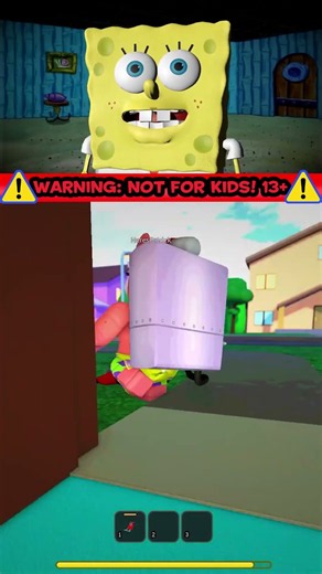 Squidward & SpongeBob Help MOW THE LAWN!