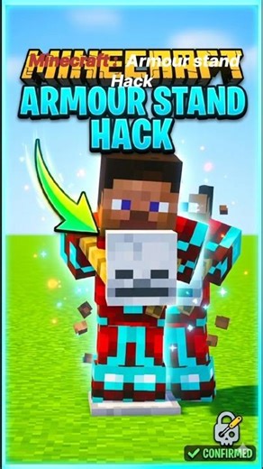 "The Most INSANE Minecraft Armour Stand Hack! 😱"