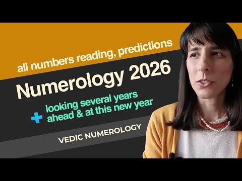 Numerology Predictions 2026 // Vedic Numerology, All numbers