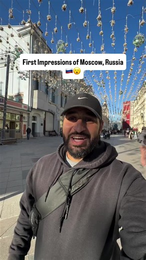 First impressions of Moscow, Russia 🇷🇺😮 #russia #moscow #russiatravel #solotravel #moscow_life
