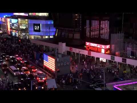 Bus set alight, teen shot, during chaotic celebrations after Knicks win