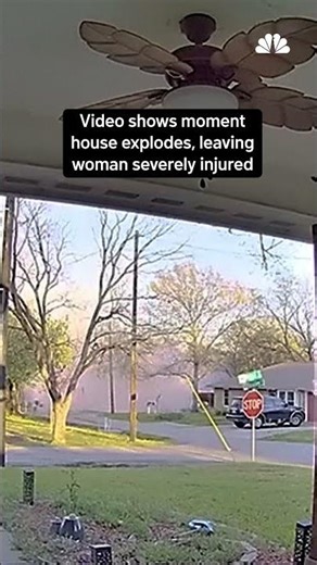 Harrowing video captures moment North Texas house explodes