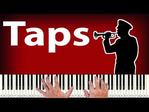 Taps (Military Bugle Call) - PIANO TUTORIAL