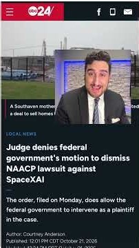 NAACP lawsuit against SpaceXAI proceeding