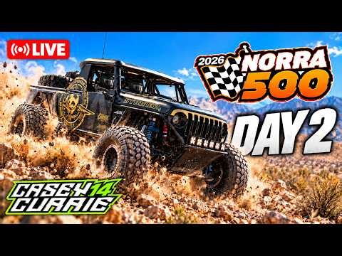 LIVE: NORRA 500 2026 — DAY 2 | With Casey Currie Racing